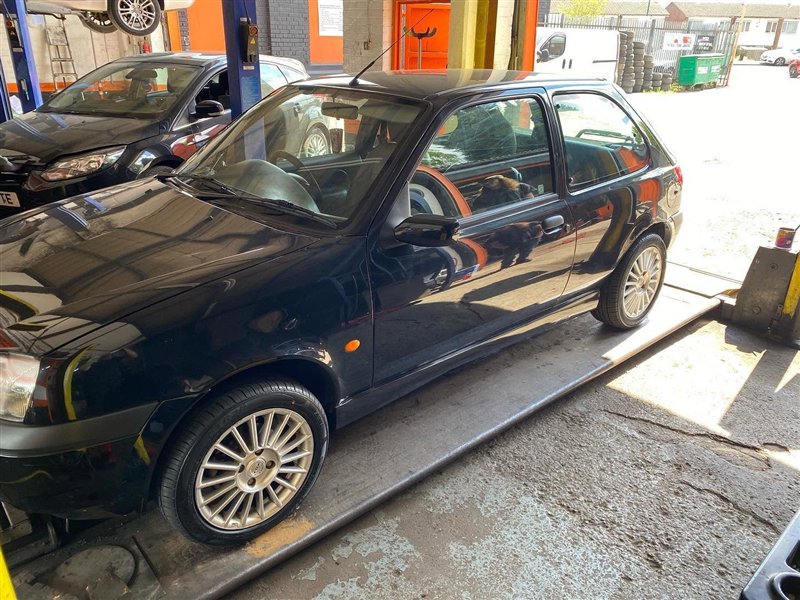 Vehicle in the VTS workshop